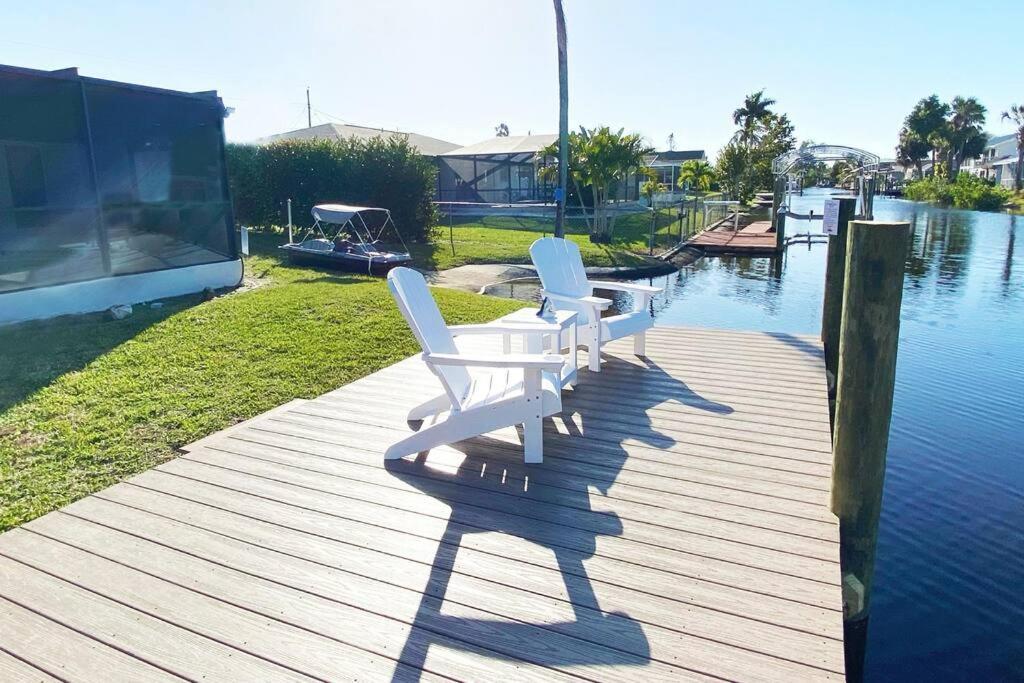 Waterfront Gulf Gateway: Pool/Dock/Grill/Gameroom Fort Myers Esterno foto